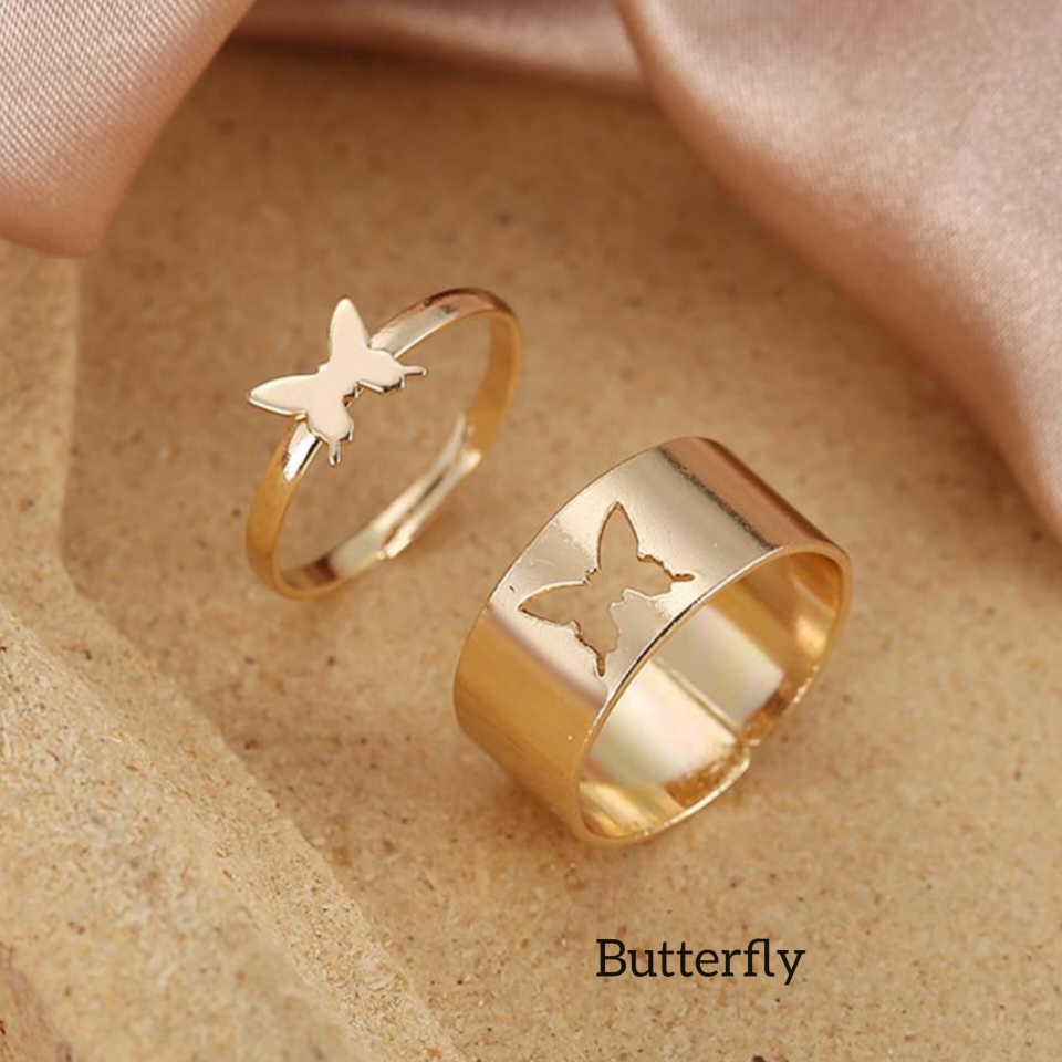 Wedding Rings Simple Design Couple Alliance Ring Band Ring for Women and  Men Lover Rings | Wish